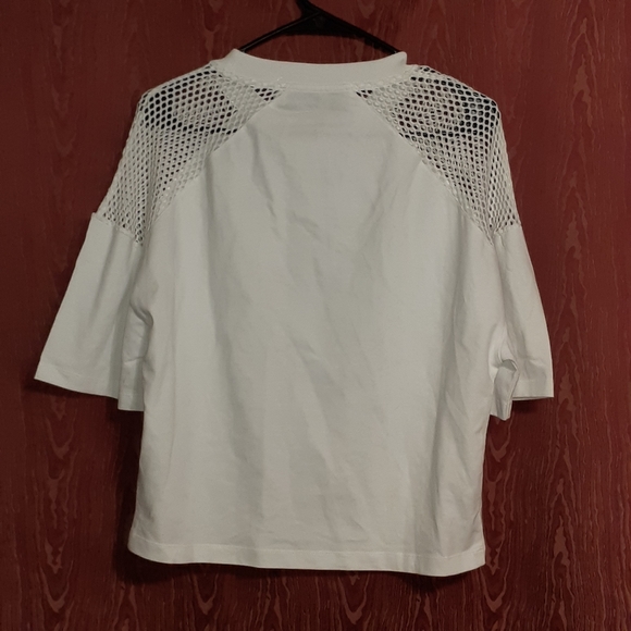 IRO PARIS OLDOZ WHITE BLOUSE WOMEN'S SIZE XS SHORT SLEEVE NWT - Picture 4 of 10
